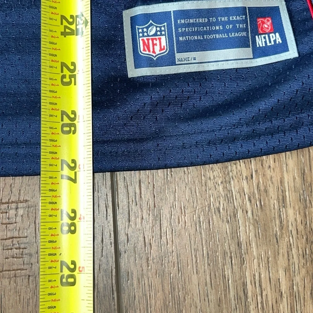 New England Patriots Womens NFL Pro Line Blank Jersey Blue Size Large NWT - Picture 8 of 9